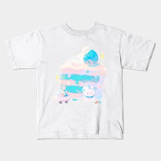 Blue Strawberry Kids T-Shirt